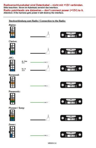 RTA 014.260-0 Adattatore Volante Compatibile Con Renault Espace 3G Tipo JE0 - Foto 3 di 8