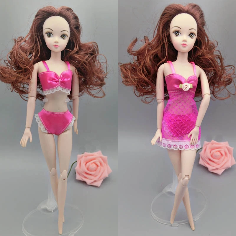 6 CONJUNTOS Vestido de Moda para Muñecas 11.5" Ropa Pijamas Lencería Ropa de Noche Vestidos Foto 2 de 4