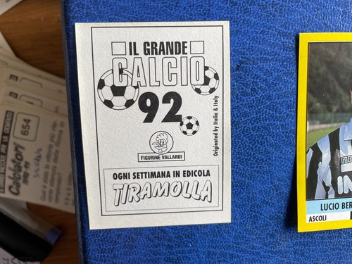 CALCIO VALLARDI FRATELLI 1992 FIORENTINA MALUSCI N 96 *** - Foto 2 di 2