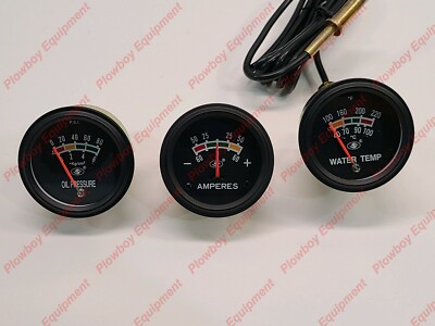 BLACK BEZEL Gauge Set for FORD Tractor 2N 8N 9N NAA 600 700 800 900 2000 4000 +