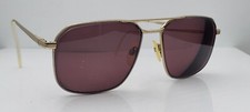 Vintage Amigo 1596 Gold Pilot Metal Sunglasses Italy FRAMES ONLY