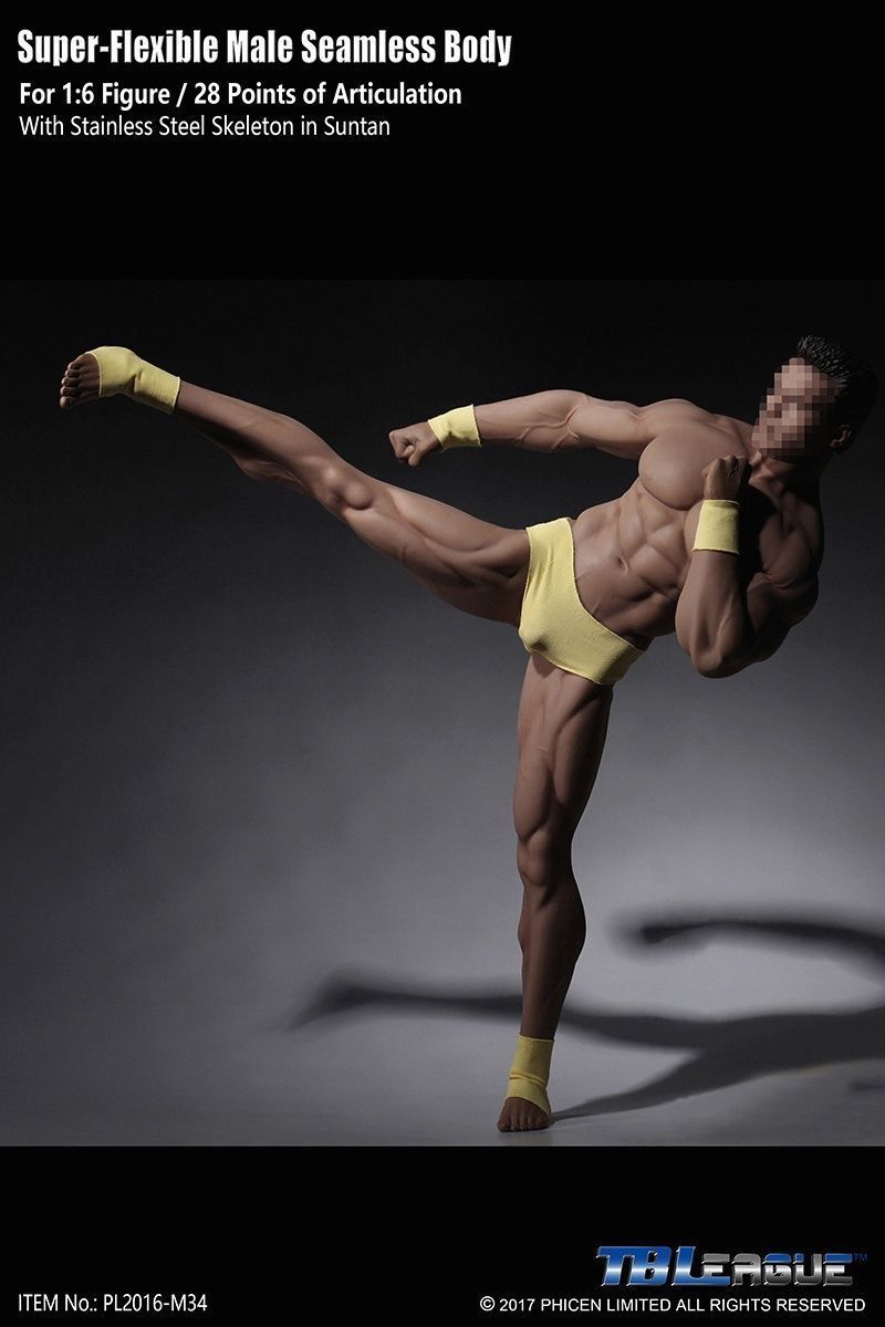SUPER FLEXIBLE FIGURE 【PL2016-M34】 Amazon.com: Phicen 1/6 Scale Super Flexible Male Muscular