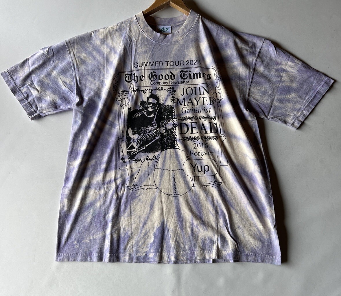 John Mayer is Dead Forever Tie Dye Tee – Online Ceramics Men's 2XL Shirt