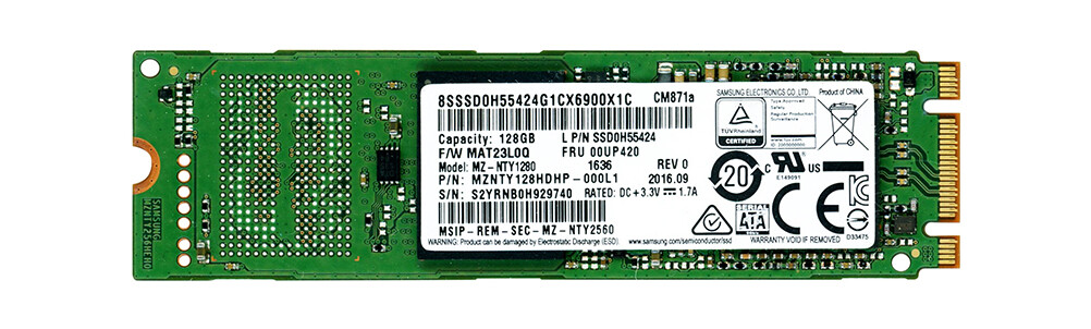 Samsung 128gb SSD Solid State Drive M.2 2280 Mz-nty1280 for sale 