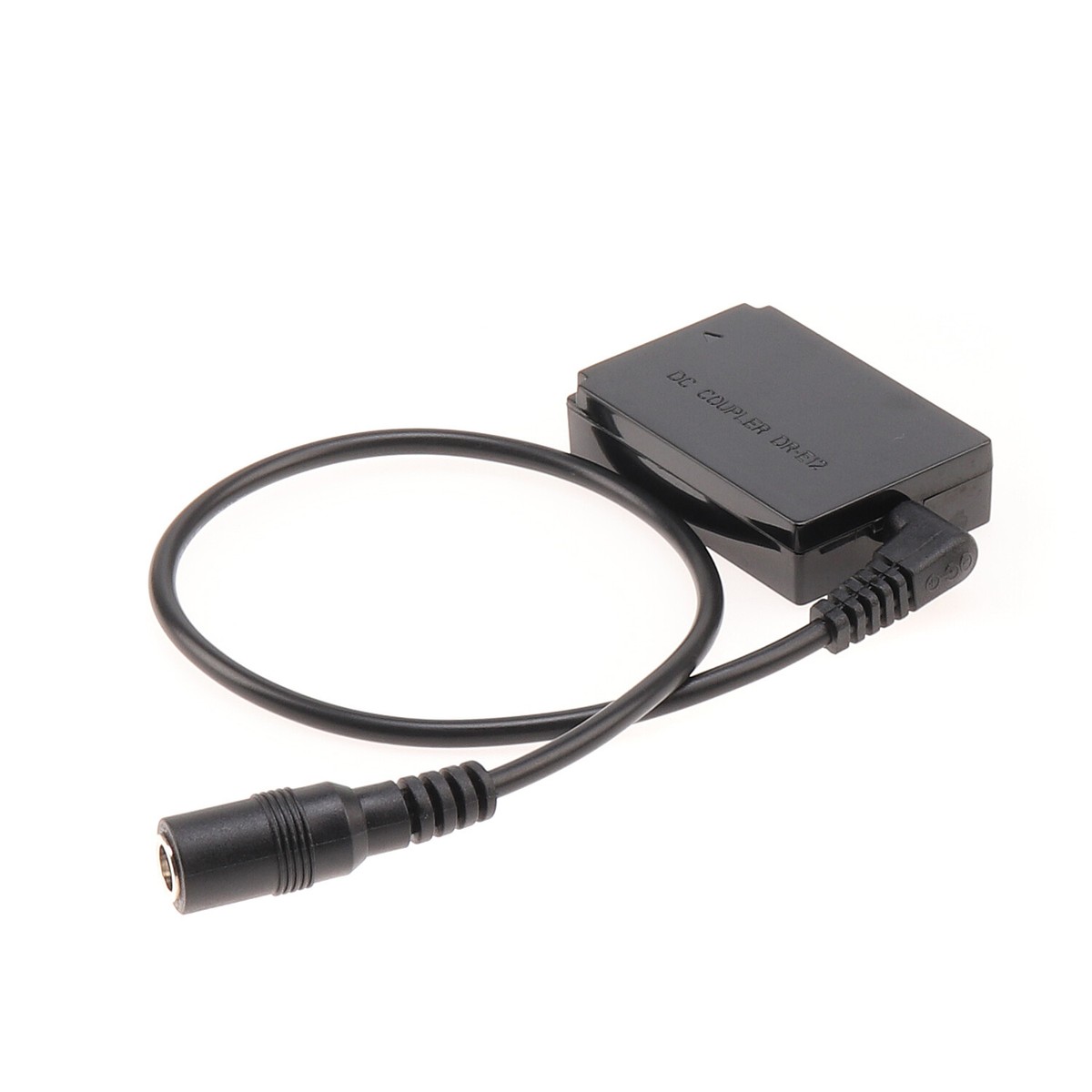 DR-E12 DC Coupler LP-E12 Dummy Battery Female Cable for Canon M200 M50 Mark  II