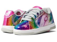 Heelys Split Sneakers Kids US 8 Multicolor Rainbow Round Toe Skate Shoes RHS5144