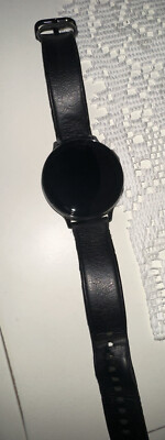 Samsung Galaxy Watch Active 2 SM-R825 44mm Stainless Steel Case with Leather...