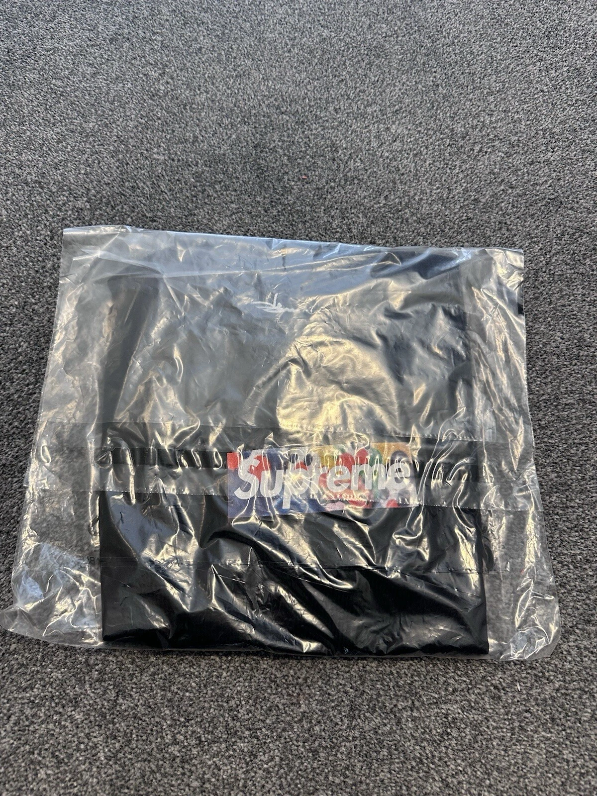 T shirt Supreme x Slawn noir logo boîte S NEUF
