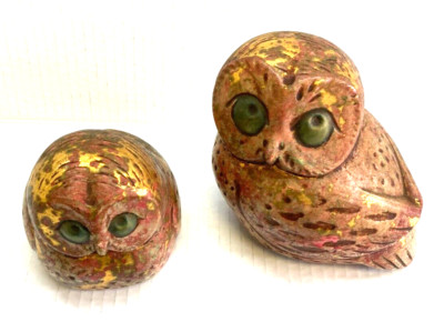 VINTAGE OWLS SET OF 2 | eBay