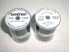 BROTHER SEWING MACHINE EMBROIDARY BOBBIN THREAD 2 FOR THE PRICE OF ONE