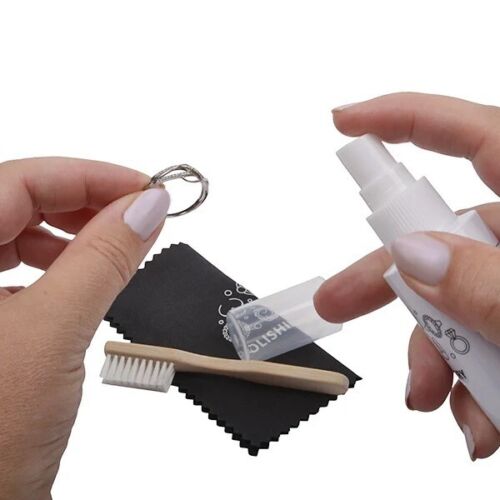 Jewellery Care Platinum Silver Protect Watch Cleaning Kit Brush Cloth Wipes Gift - Picture 6 of 9
