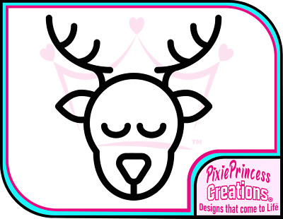 Weihnachten Aufkleber Rudolph Rentier Hirsch SB Vinyl Auto Wand Zimmer Kunst Fensteraufkleber