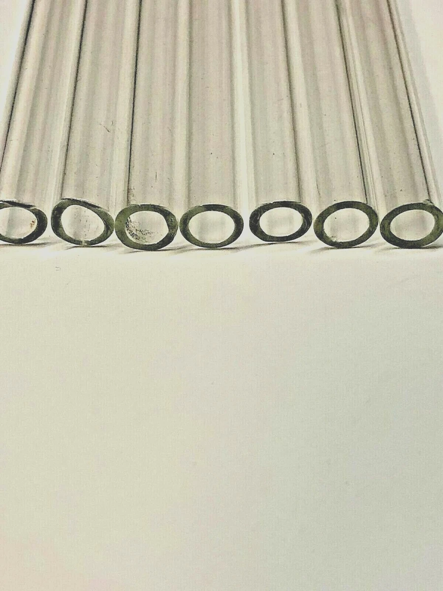 Worldity - 20 Tubos De Soplado De Borosilicato De Vidrio De 8 Pulgadas De Largo, Tubos De