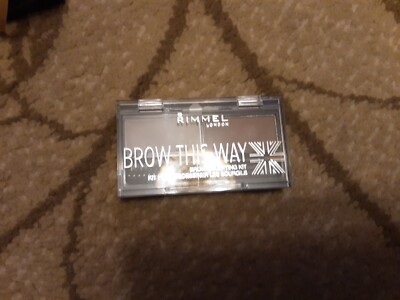 RIMMEL London Brow This Way Augenbrauenpuder Sculpting Kit - MEDIUM BROWN 002