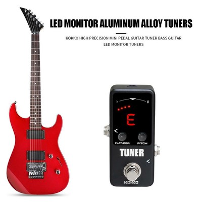 Bass Guitar Electric Tuner - Kokko Mini Pedal Bass Guitar Tuner High Precision Guitar Led Display Tuners Sets Ebay