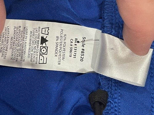 Maevn Scrub Pants Womens Size Small Royal Blue - Picture 6 of 7