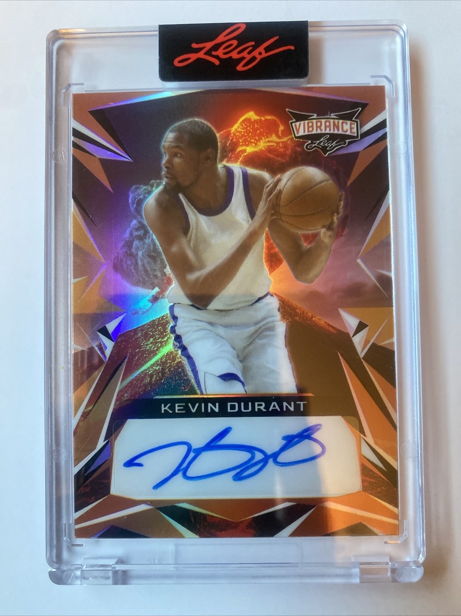 2023 Leaf Vibrance Kevin Durant #BA-KD1 Auto Prismatic Orange SP 