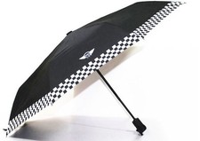 For Mini Cooper Portable Automatic Folding Umbrella Umbrellas Checkered Style