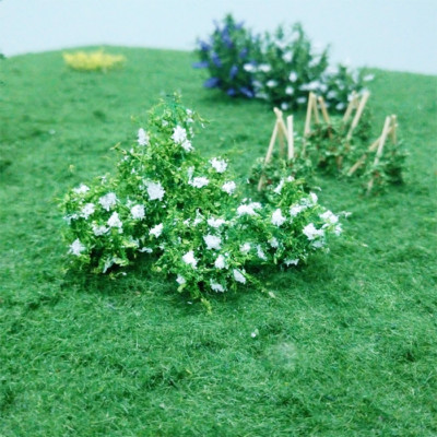 MP SCENERY 10 Elderflower HO Scale 1'' Tall Architectural Plants Railroad Layout