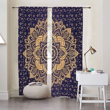 Indian Mandala Tapestry Hippie Curtain Bohemian Valances Dorm Decor Wall Hanging