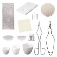 Welding Melting Casting Kit, Fire Brick, Honeycomb Panel, Alumina Crucible