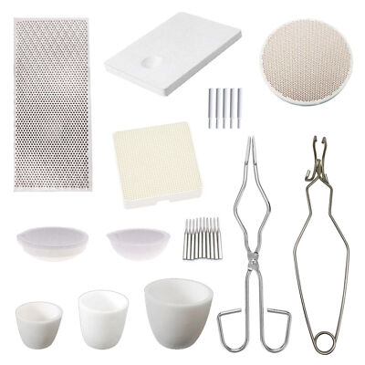 Welding Melting Casting Kit, Fire Brick, Honeycomb Panel, Alumina Crucible