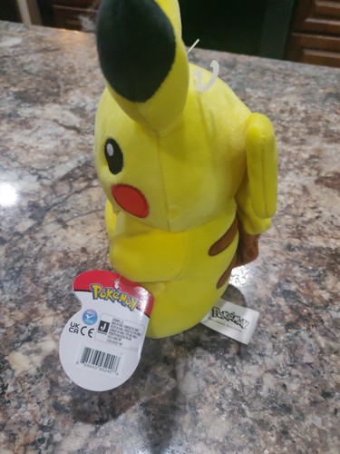 Figura de felpa Pikachu Pokémon 8" juguete guiñando un ojo Jazwares - Imagen 2 de 5