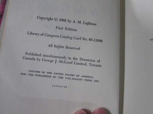 Doctor to the Galaxy, A.M. Lightner, HC DJ 1st Ed, Ex-Library - Picture 3 of 5