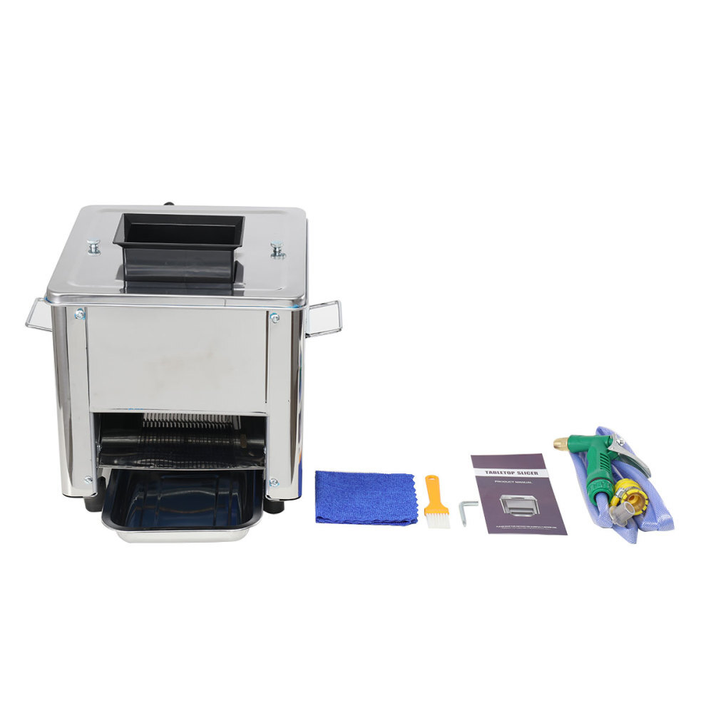 850W Meat Cutter Cutting Machine Stainless Steel for Family Commercial Use