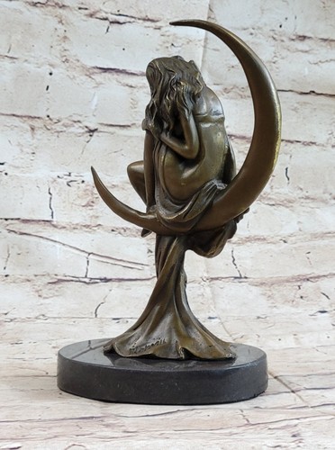 Broadway Dancer Nude Showgirl Chorusline Bronze Marble Statue Theater Artwork - Picture 4 of 10