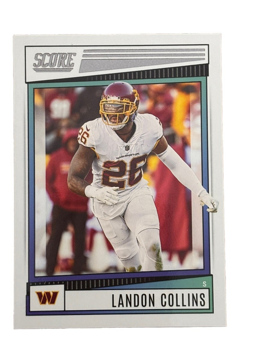 Brand New: 2022 SCORE Landon Collins Washington Commanders Trading