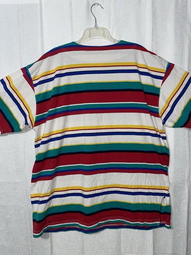 Vintage 90er Venezia Gr. 22/24 Totally Rad Rainbow Multicolor Top Kurzarm - Bild 10 von 14