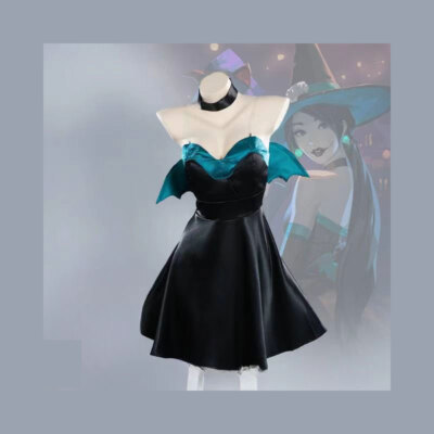 Game Valorant Sage Cosplay Costume Ling Ying Wei Costume Hat Dress Full Set