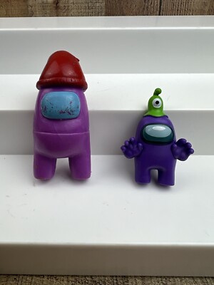Among Us Blind Box Series 2 Purple Crewmate Mohawk Mini Figure Toikido & Bonus