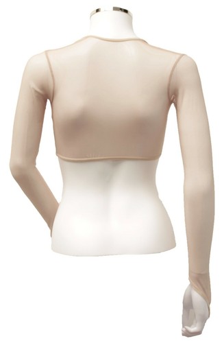 BRIDAL WEAR BOLERO SHRUG LACE BRIDE WEDDING DRESS SLEEVES STRETCH MESH ARM COVER - Picture 43 of 52