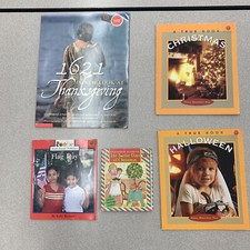Children s book lot holidays Halloween Christmas Thanksgiving Flag Day bundle