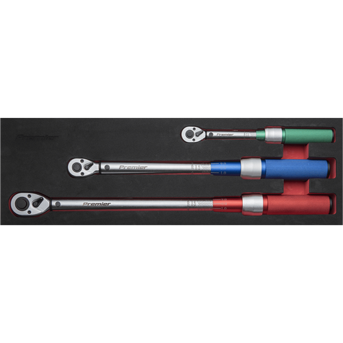 Sealey 3 Stück Mikrometer Drehmomentschlüssel Set - Bild 1 von 8