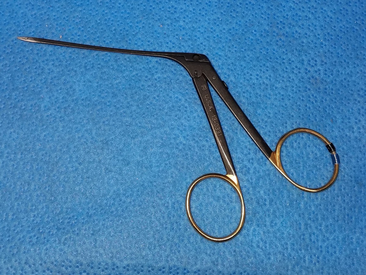 Richards 13-0331 Gold Gator Forceps, Straight, Serrated, 4.5mm | eBay