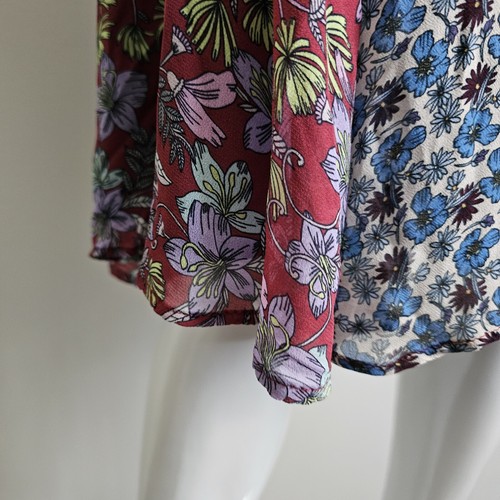 Johnny Was Jade Dress Size M Sonny Patchwork Floral - Picture 12 of 15