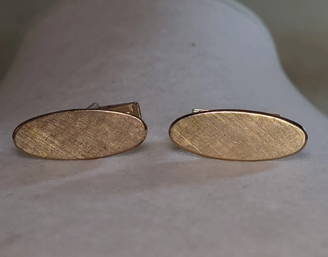 カフリンクス 14K Gold 14k Yellow Gold Cufflinks for Men for sale | eBay