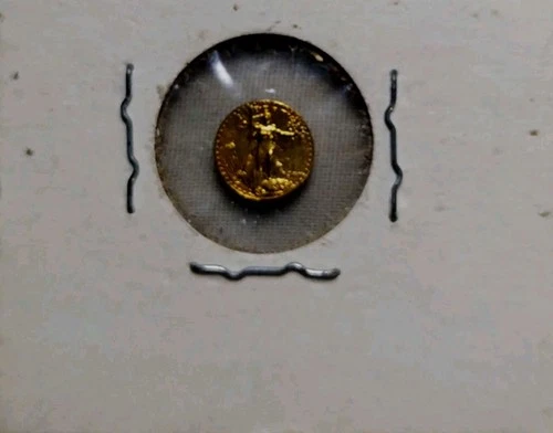 American  Gold 1986 One $50 Dollar Liberty California Gold Scrap Gold Coin RARE