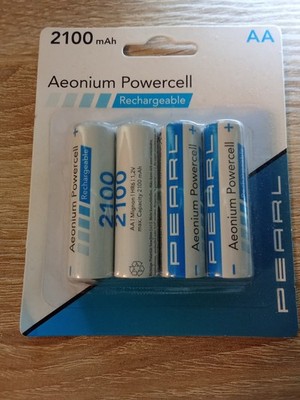 Akku Batterien AA 4er Pack 2100 mAh von Pearl 12V NEU