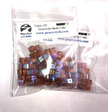 Swarovski Crystal 4mm Topaz AB 5601 144 pcs