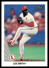 1990 Leaf Lee Smith St. Louis Cardinals #524