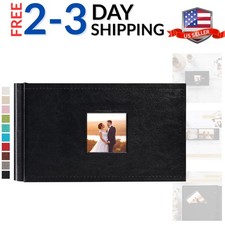 Small Photo Album 4x6 100 Photos Cover Picture Book with 100 Horizontal Pocke...
