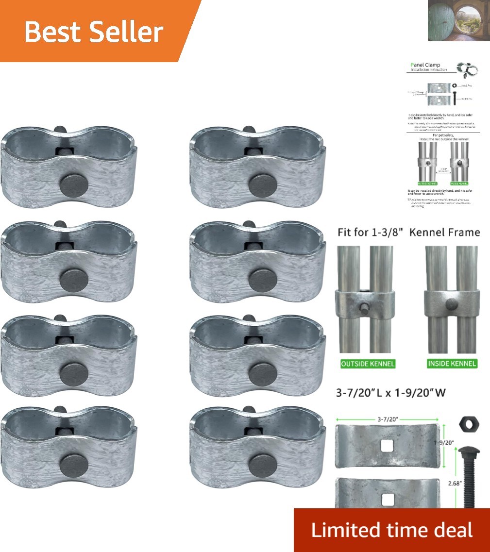 8 Modern Dog Kennel Panel Clamps for Secure & Easy Setup