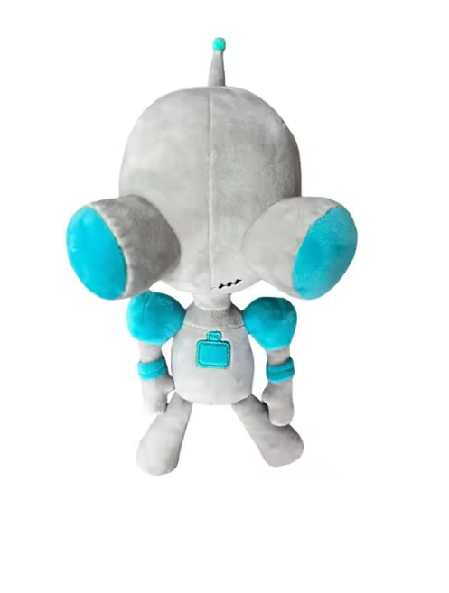 20cm Alien ET 3D Eyes Green Invader ZIM GIR Dog Plush Figure Toy