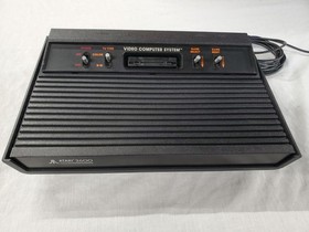 Atari 2600 Vadaer Black Video Game Console - Complete Setup Serviced And Tested 