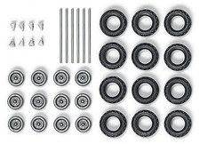Set De Pneus À Basse Pression HO Busch 49974 -- 12 Roues Et Moyens