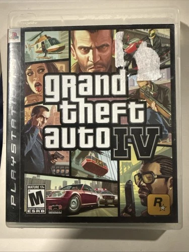 Grand Theft Auto IV Black Label (Sony, PS3) with Guidebook & Map (CIB) Complete!